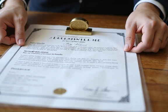 Apostille certification service